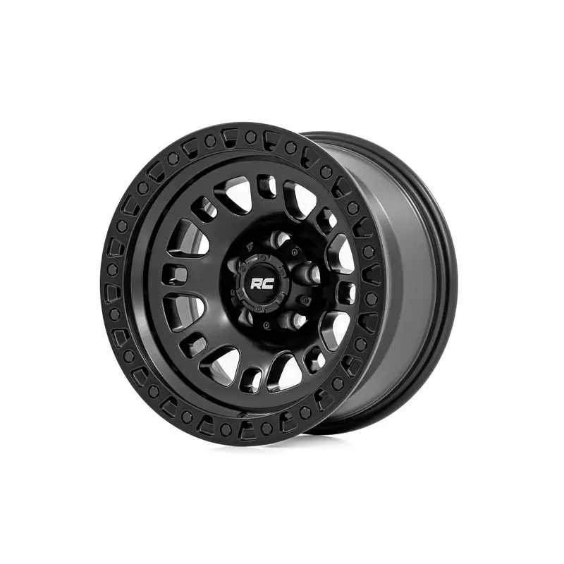 Rough Country 82 Series Wheel | One-Piece | Semi Gloss Black | 18x9 | 6x135 | -12mm | 82181217