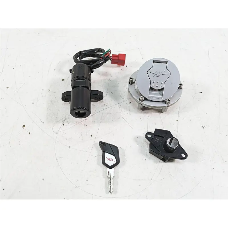 2013 MV Agusta F3 675 ERA Ignition Switch Key Lock Fuel Cap Set 8A00B5210
