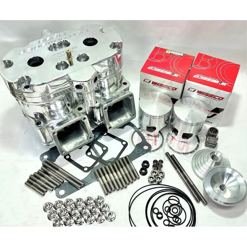 Banshee Polished 421 Cub Cylinder Polish 4mm Big Bore Stroker Top End 68x58 Kit