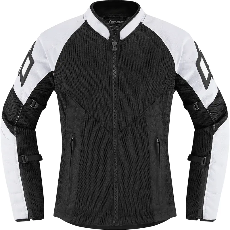 ICON Women's Mesh* AF Jacket - White/Black - 3XL 2822-1496