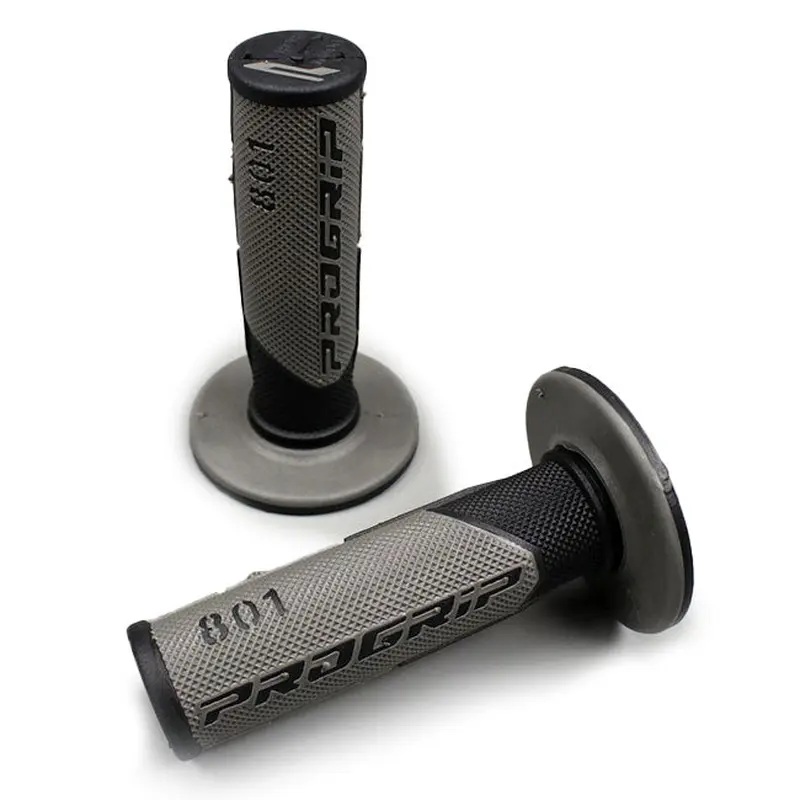 Black/Grey Double Density Grips 1/2 Waffle 115mm Progrip (PG801BG)