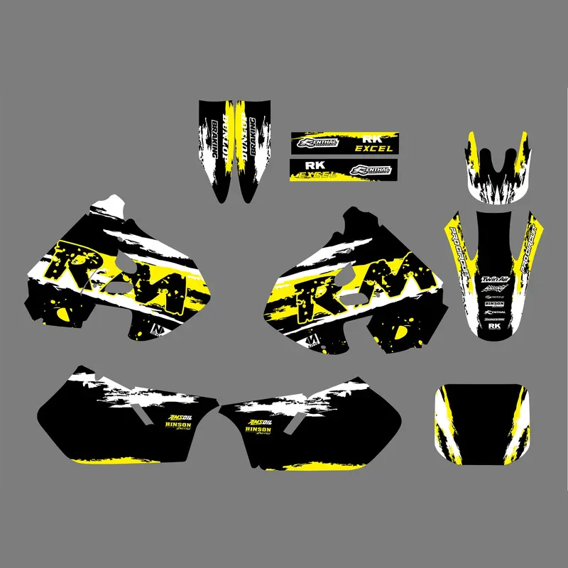 Team Graphics Decals Stickers For Suzuki RM125/RM250 1999-2000