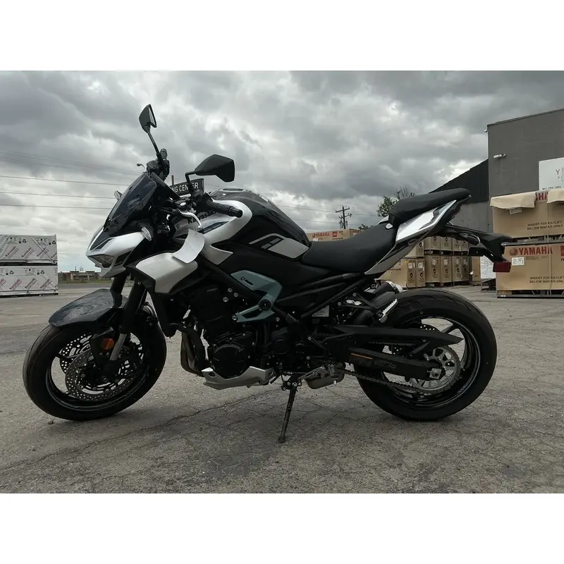 New 2025 Kawasaki Z900 ABS Galaxy Silver/Metallic Spark Black