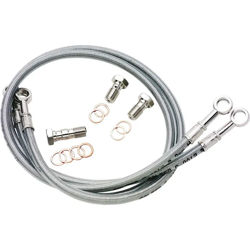 GALFER BRAKE LINE FRONT SILVER HONDA FK003D488-1