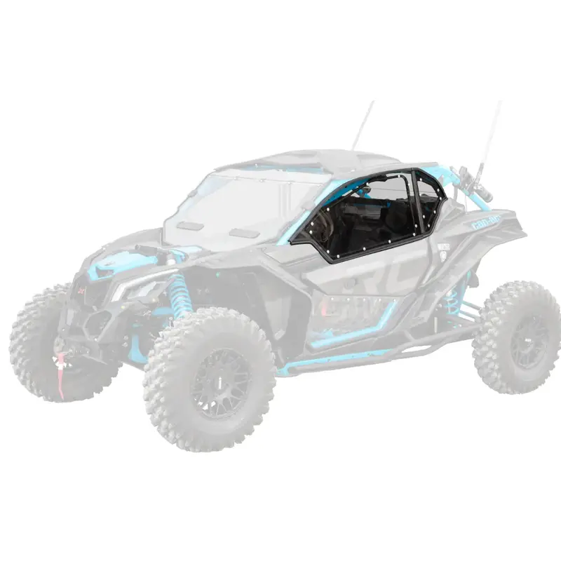 CAN-AM X3 UPPER DOORS CLEAR WINDOWS PLASTIC, SUPER ATV DOOR-CA-X3-005-72