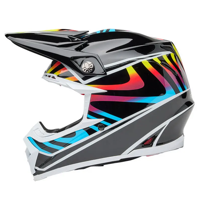Bell MOTO-9S FLEX Drift Gloss Black/Multi