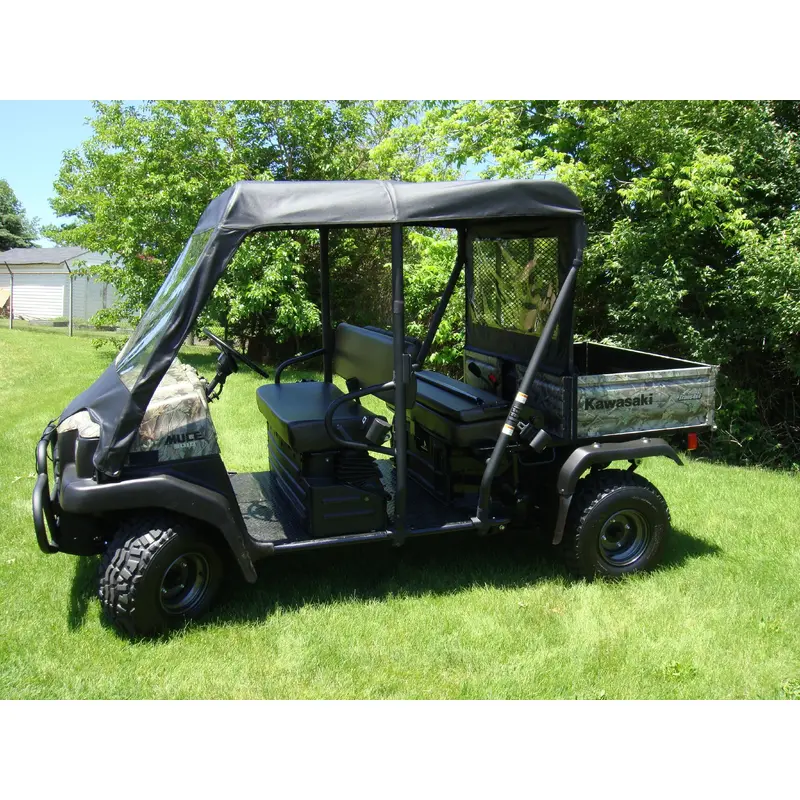 Kawasaki Mule 3000/3010 Trans - Vinyl Windshield/Top/Rear Combo