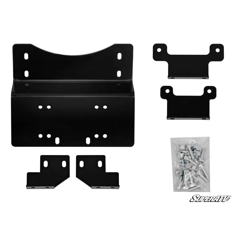 SuperATV Honda Pioneer 700 Winch Mounting Plate