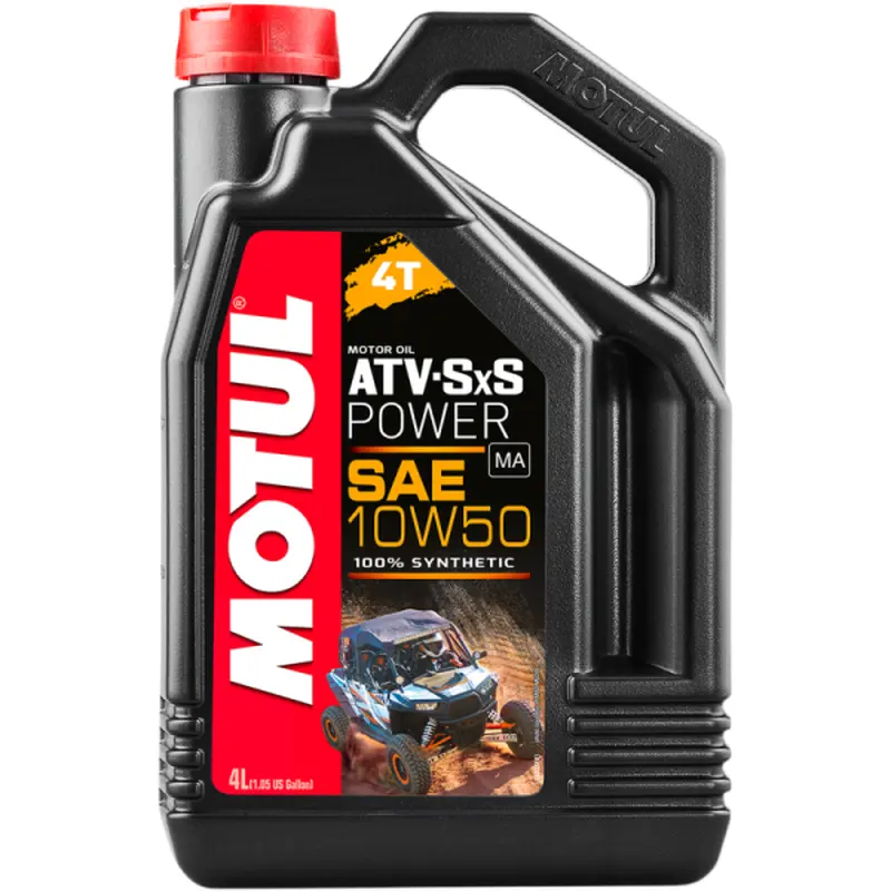 Huile Motul 10w50 100% Synthtique ATV/SxS