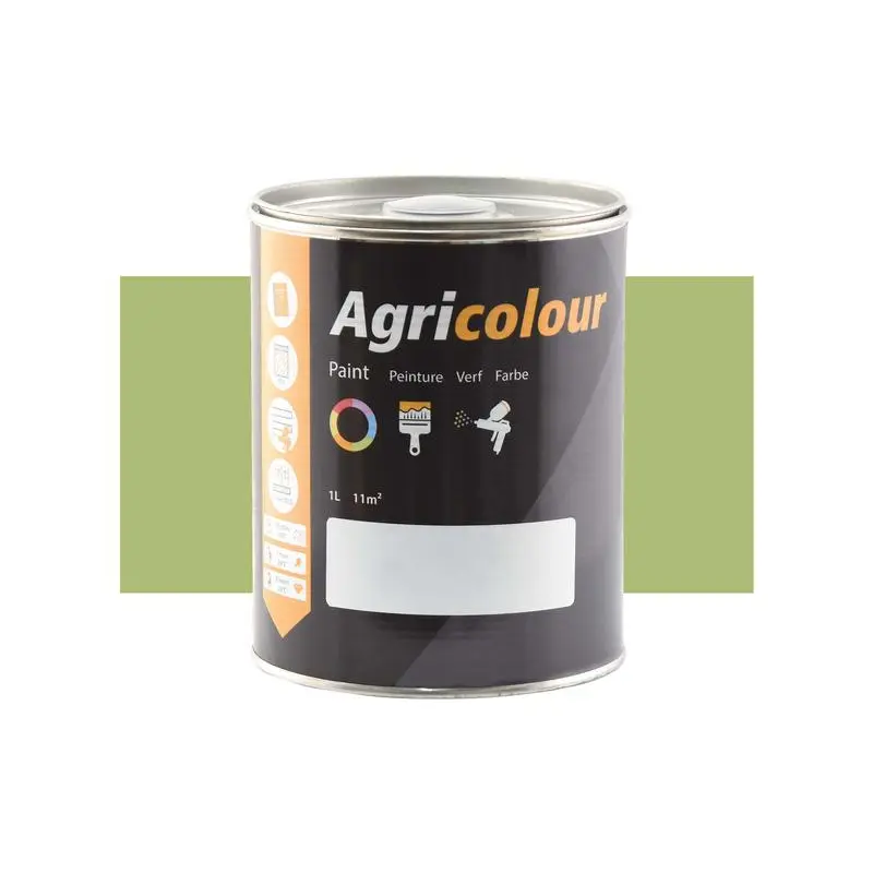 Agricolour - Light Green Gloss Paint 1L Tin - Sparex Part No. S.83179