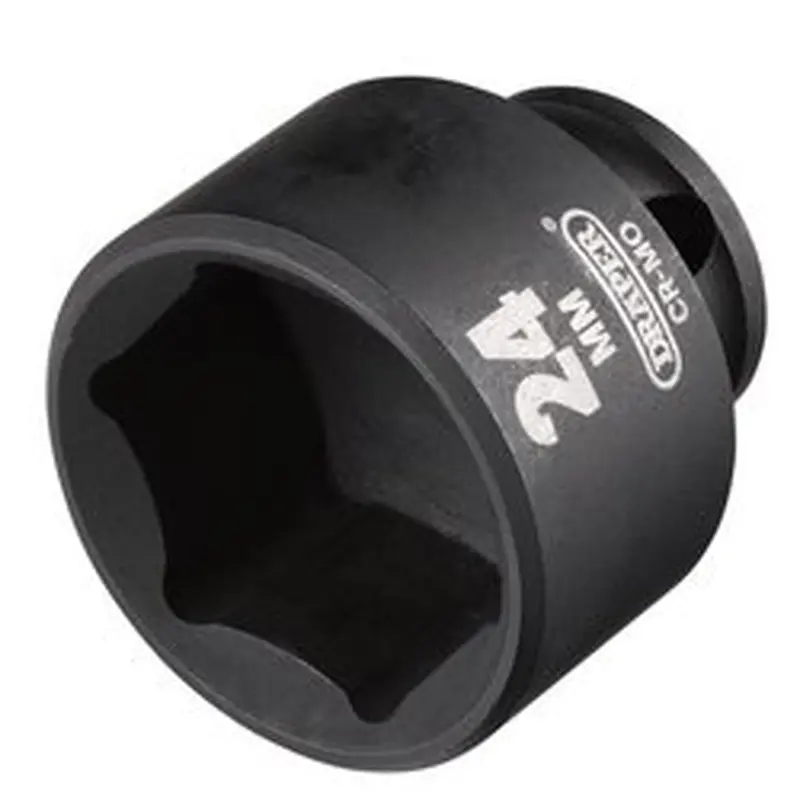 Draper Hi-Torq Metric Impact Socket, 3/8" Sq. Dr., 24Mm | 409-Mm