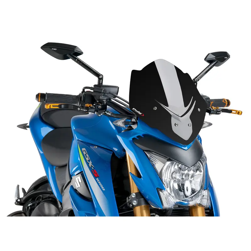 PUIG WINDSCREEN NAKED NEW GEN SPORT BLACK 7653N