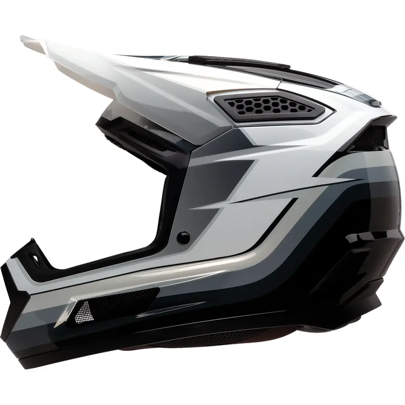 Z1R Dirt Maxx Helmet - Vortex - Black/White/Gray - Large 0110-9349
