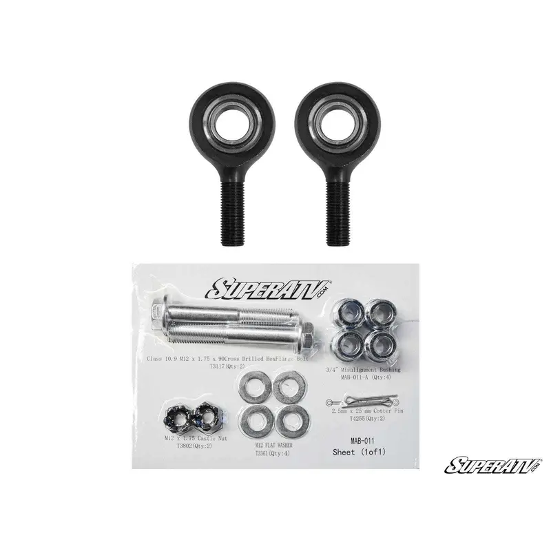 Can-Am Maverick X3 Heavy-Duty Tie Rod End Replacement Kit