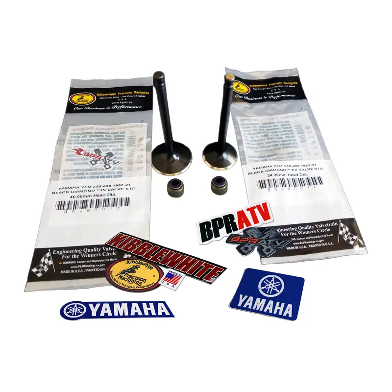 Yamaha Raptor Warrior Wolverine Grizzly 350 Kibblewhite Intake & Exhaust Valves