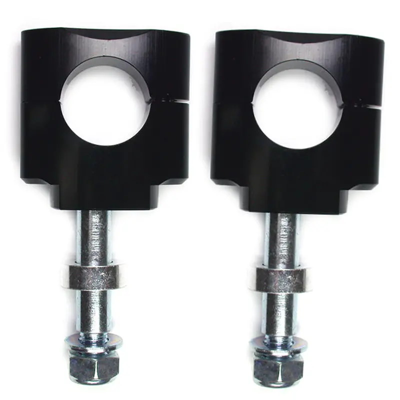 32mm risers for fatbars bolt thro black Artrax (BM07B)
