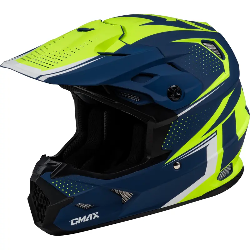 Mx 96 502 Helmet Matte Blue/Green  Xs