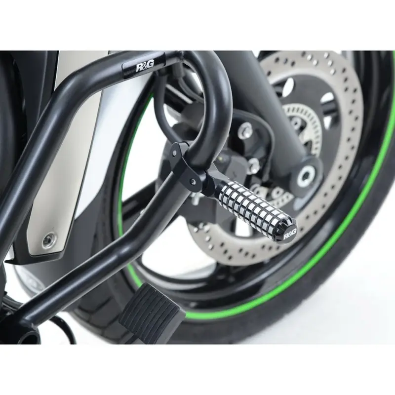 R&G Racing Black Highway Pegs For 2017-2024 Kawasaki Vulcan S EN650