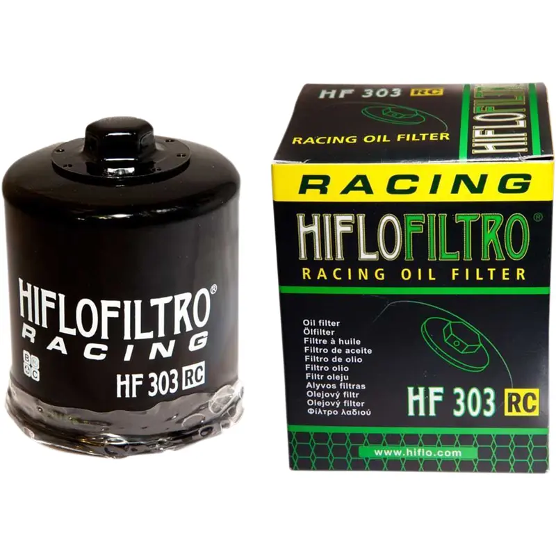 HIFLOFILTRO Racing Oil Filter - Black HF303RC