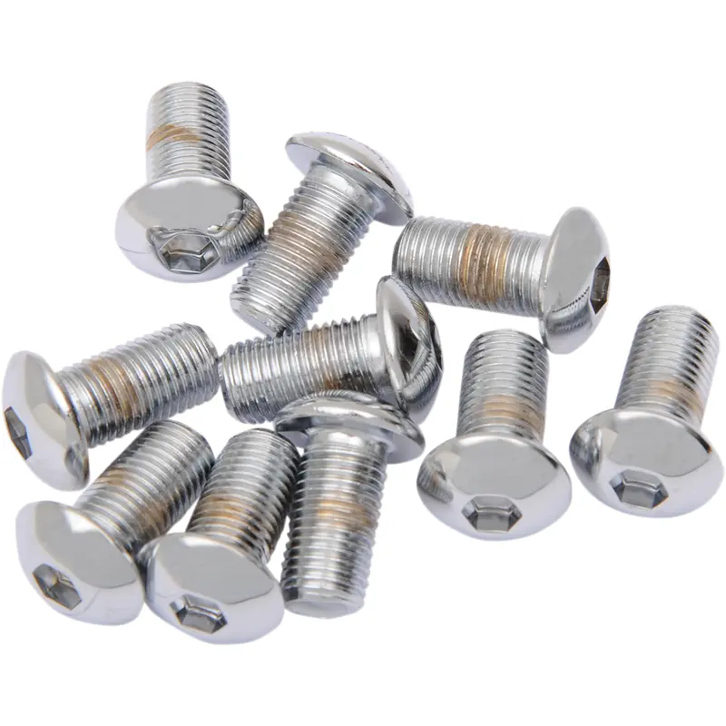 DRAG SPECIALTIES Bolts - Button Head/Replacement - 3/8"-24 x 1" - 10 Pack MPB423