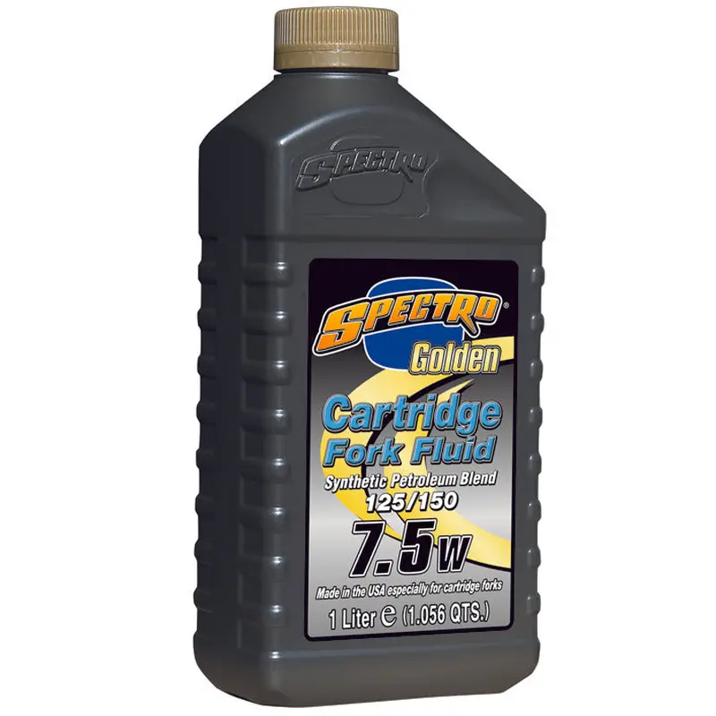 7.5w 1L Light 125/150 Golden Cartridge Fork Oil / Fork Fluid Spectro (GSCF125150L)