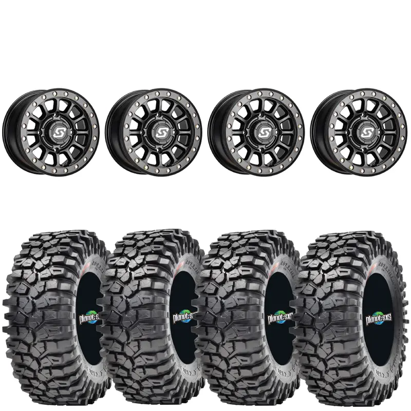 Sedona Sano beadlock black on Maxxis Roxxzilla | 4/156