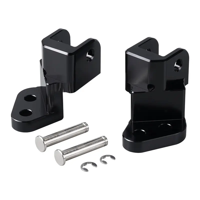 Footpeg Lowering Mounts Brackets Drop 25.4mm 1" For Kawasaki KLR650 1987-2018