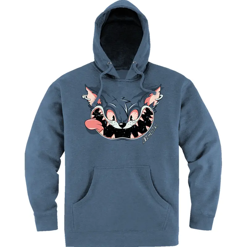 ICON Nine Lives* Hoodie - Storm Blue - XL 3050-6934