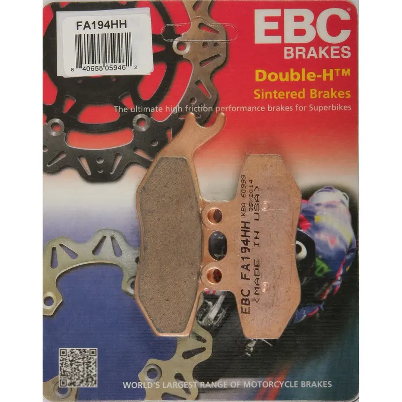 EBC 1 Pair Sintered HH Race Formula Brake Pads MPN FA194HH
