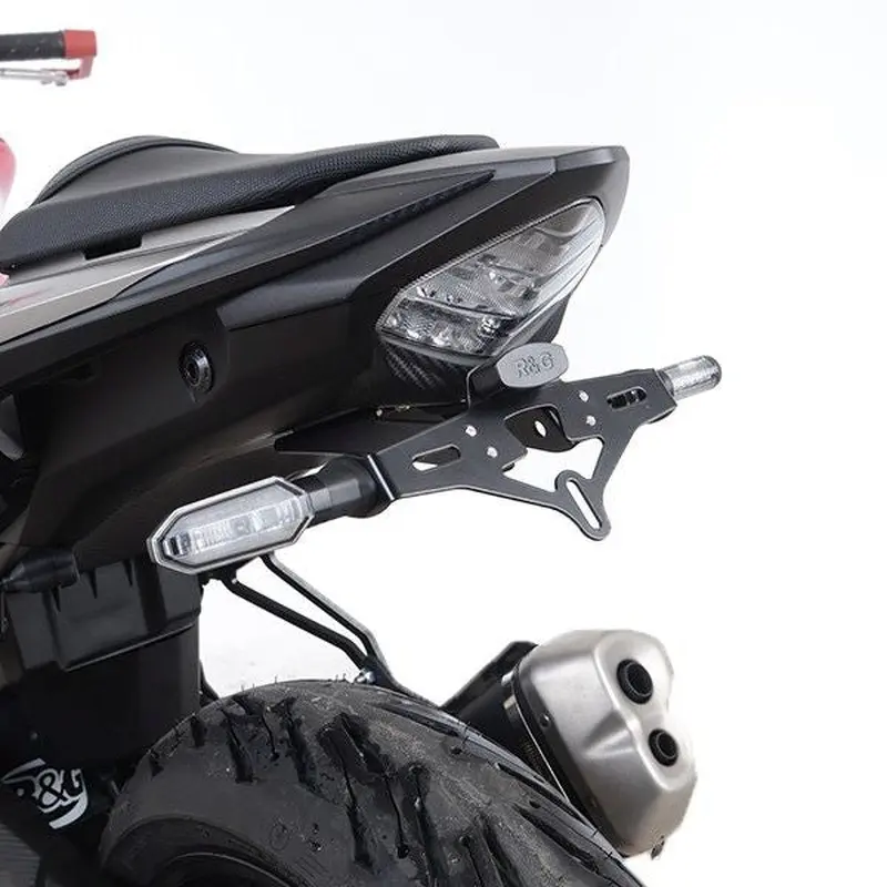 R&G Racing Black Tail Tidy License Plate Holder For 2024-2025 Honda CB500 Hornet