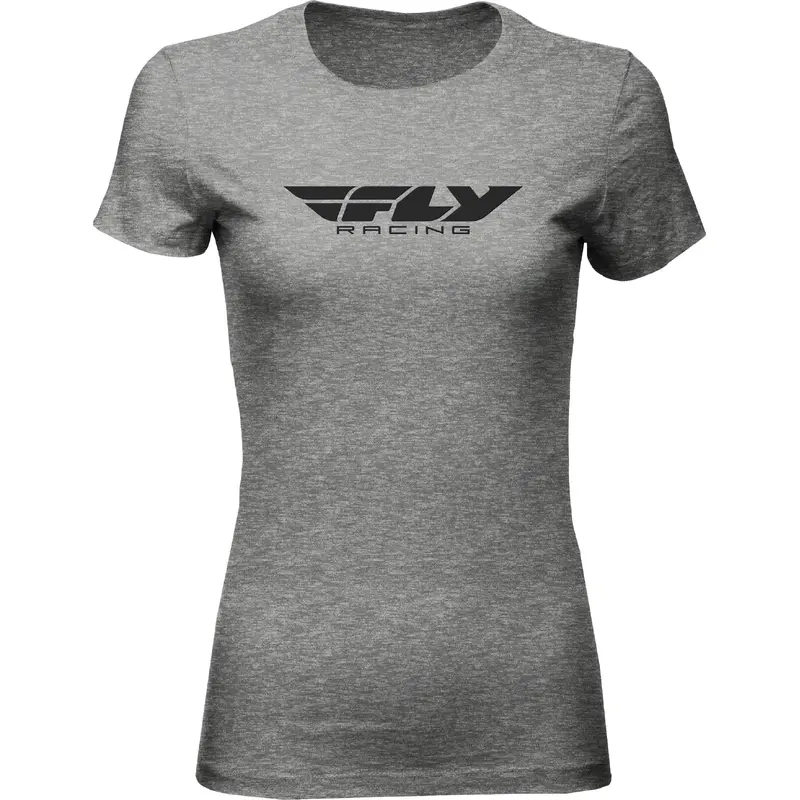 Women's Fly Corporate Tee Dark Grey Heather Md