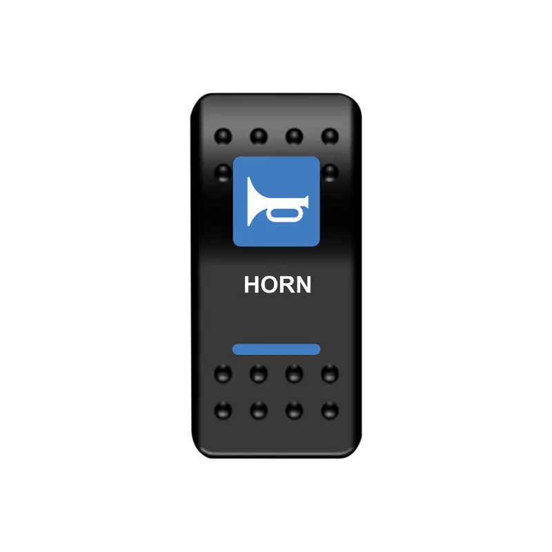 Moose Offroad - Rocker Switch - Horn - Blue