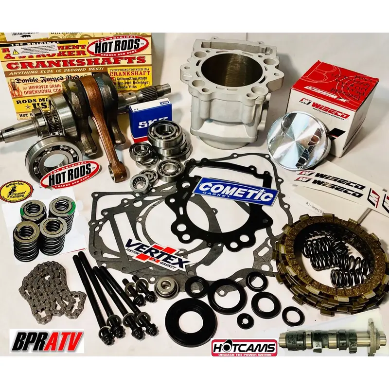 Raptor 660 Big Bore Rebuilt Motor Engine Rebuild Kit 102 mil 686 Hotcam Valves