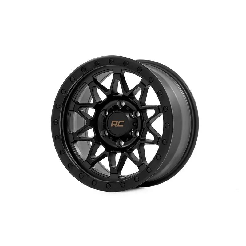Rough Country 78 Series Wheel | Simulated Beadlock | Black | 18x9 | 6x135 | -12mm | 78181217B