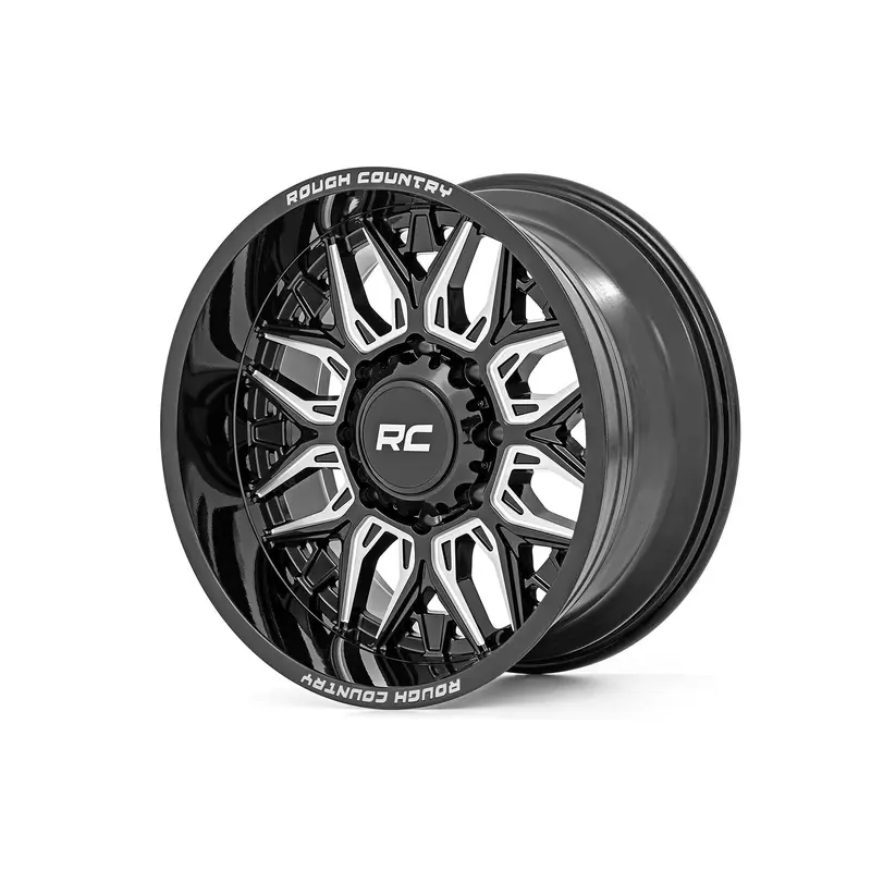 Rough Country 86 Series Wheel | One-Piece | Gloss Black | 20x10 | 6x5.5 | -25mm | 86201012