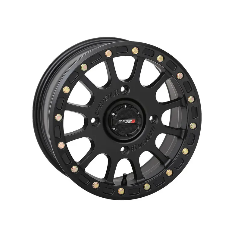 SYSTEM 3 SB5 BL WHEEL 14X7 5+2 (+38MM) 4/156 MATTE BLACK 14S3-5556