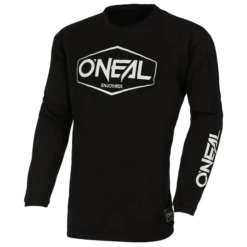 Motocross Jersey 242 O'Neal Element Hexx Black / White Motocross Jersey