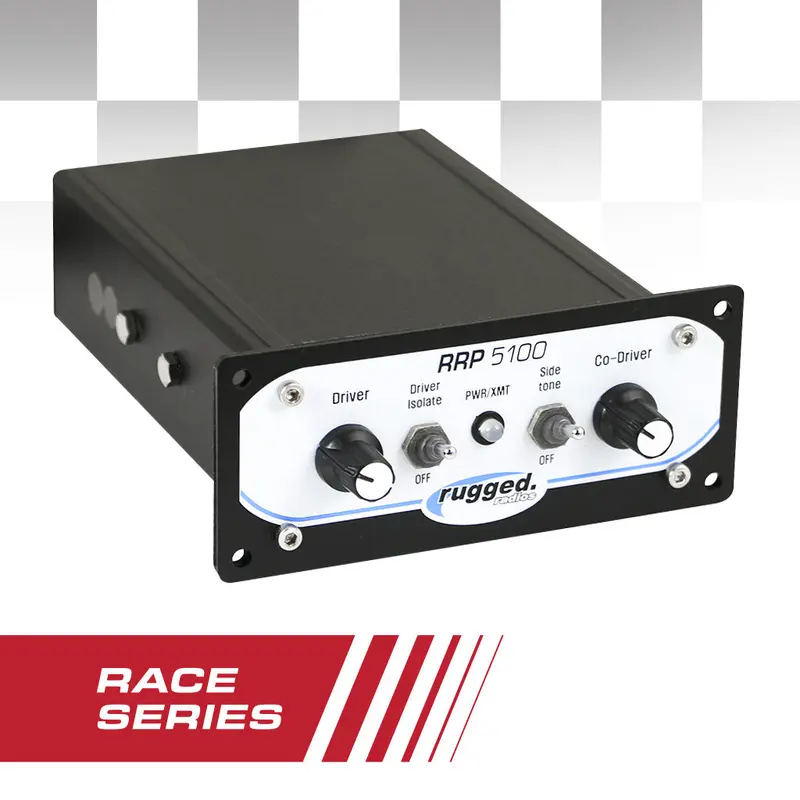 RRP5100 PRO RACE SERIES PANEL MOUNT 2 PERSON INTERCOM