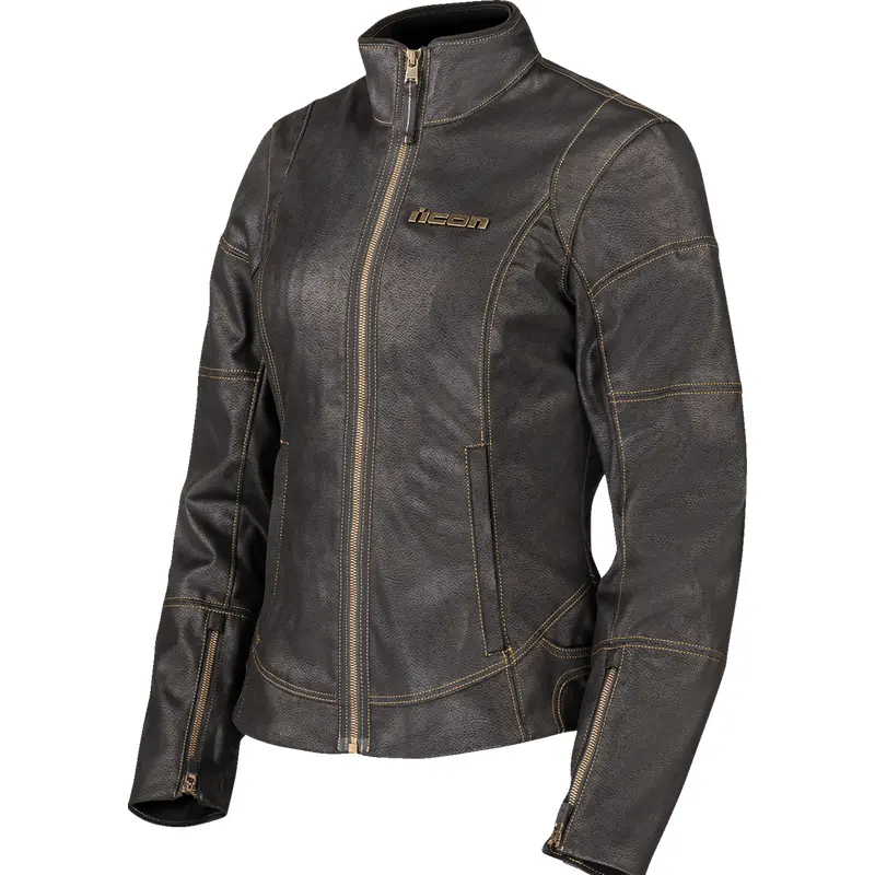 ICON Women's Tuscadero3* Jacket - Black - XS 2822-1766