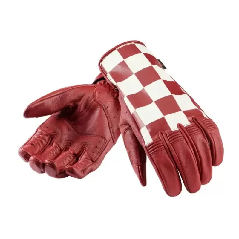 Checkerboard Glove Red/Bone