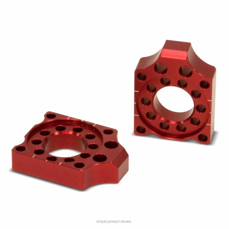Pro Circuit Axle Blocks Red - Honda CRF 150R | HAB07