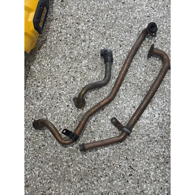 Volvo Penta AQ 230A Copper Coolant Pipe Tube - Set of 3