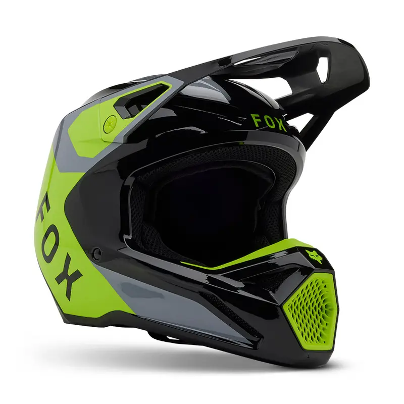 FOX V1 LEAN HELMET MIPS CE [GREY/YELLOW]