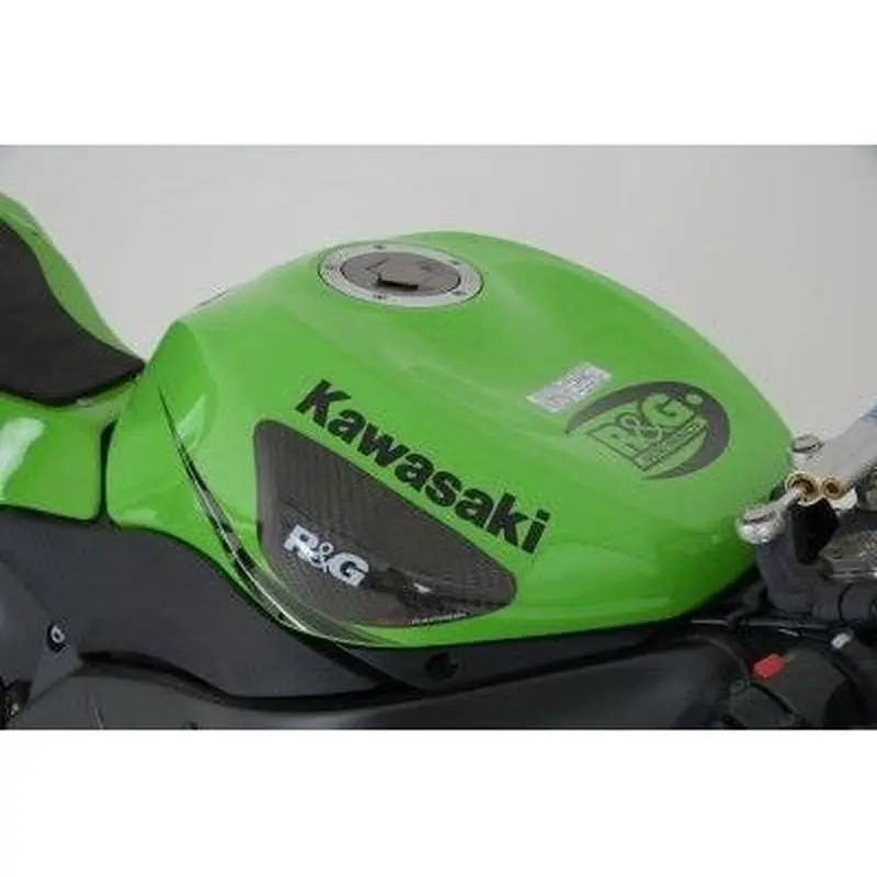 R&G Racing Carbon Fibre Tank Sliders For 2008-2009 Kawasaki Ninja ZX10R ZX1000E