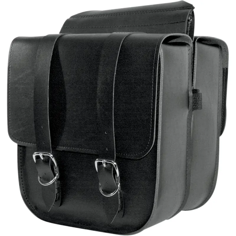 WILLIE & MAX LUGGAGE Adjustable Saddlebag - Standard - Black 58301-00