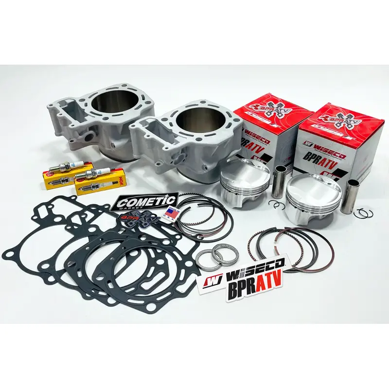 Brute Force 650 KVF650 80mm Stock Cylinders Wiseco Piston Top Engine Rebuild Kit