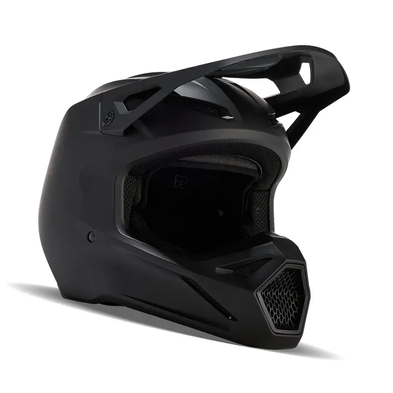 FOX YOUTH V1 MATTE BLACK HELMET [MATTE BLACK]
