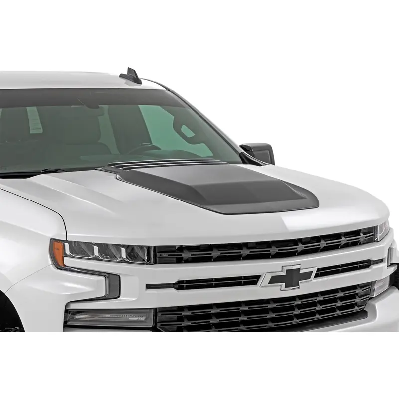 Hood Scoop | G1C Overcast | Chevy Silverado 1500 2WD/4WD (2019-2025 & Classic) | HS10010-G1C