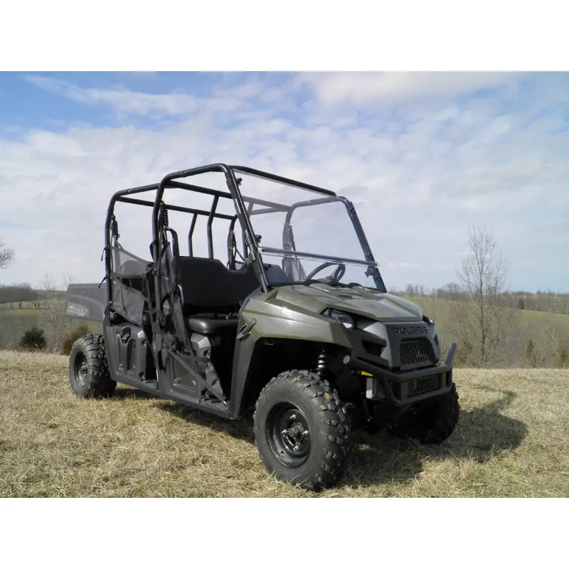 Polaris Ranger Mid-Size Crew - 2 Pc Scratch-Resistant Windshield