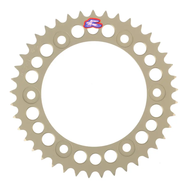 Renthal Sprocket Rear Silver 41T Alloy 7075 T6 Grooved Mont